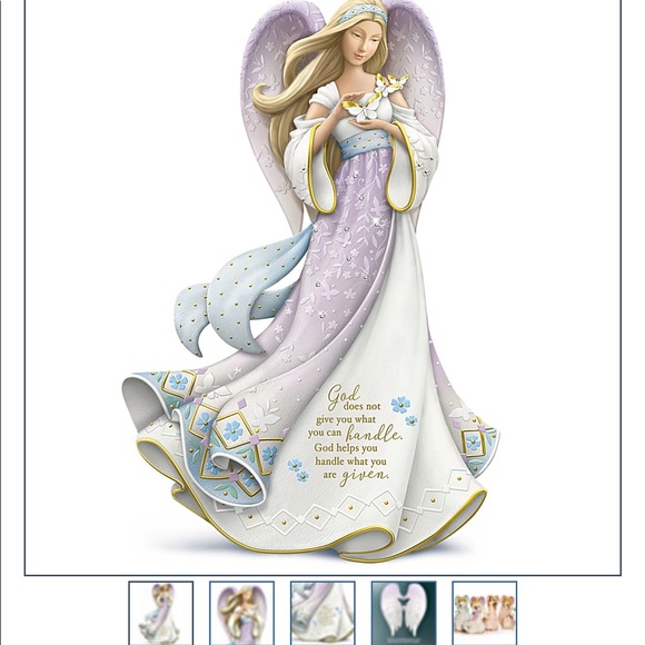 Karen Hahn Angel with February birthstone - Picture 4 of 4